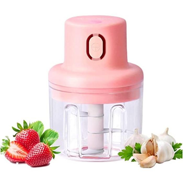 MINI PROCESSADOR E TRITURADOR DE ALIMENTOS ELETRICO RECARREGAVEL 250ML DS11778