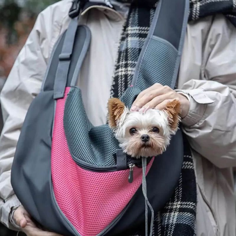 Mochila Bolsa Canguru Transversal Para Transporte PET