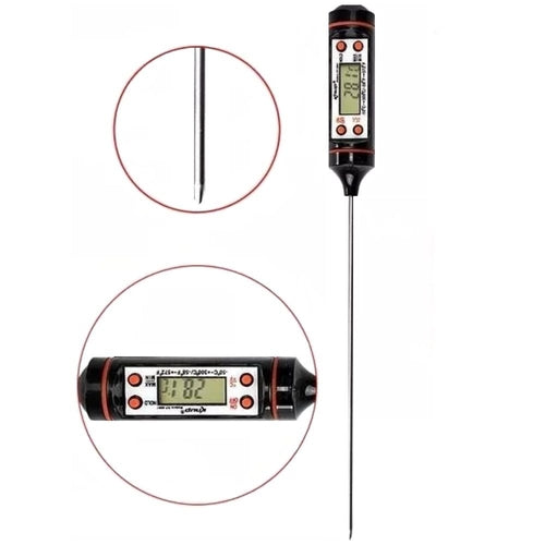 Termômetro Culinário Digital Espeto Alimento Cozinha