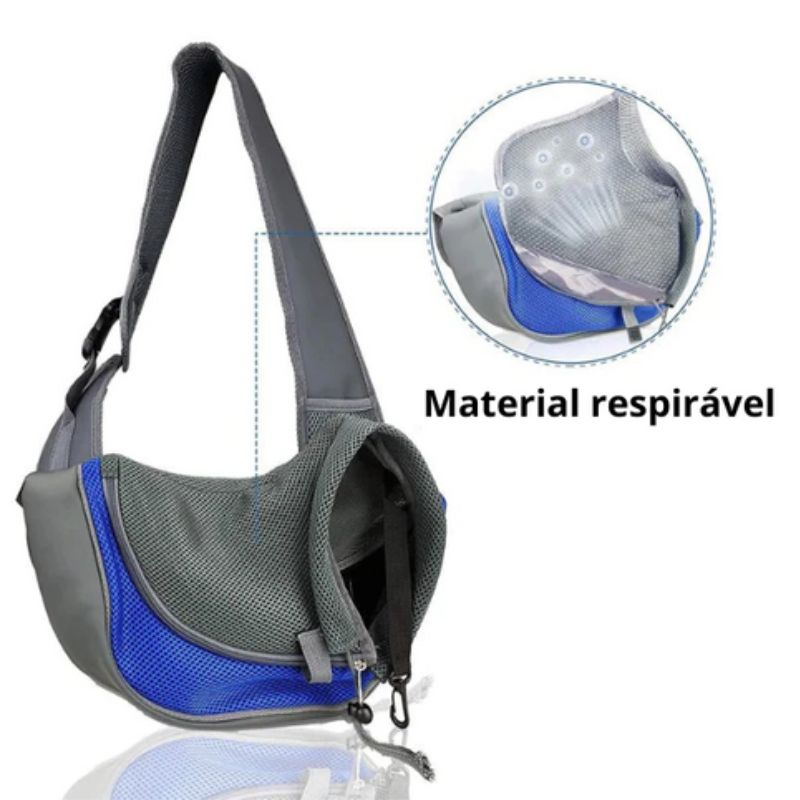 Mochila Bolsa Canguru Transversal Para Transporte PET