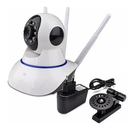 Câmera IP Wifi Wireless Sem Fio Hd 3 Antenas com Visão Noturna Babá eletrônica