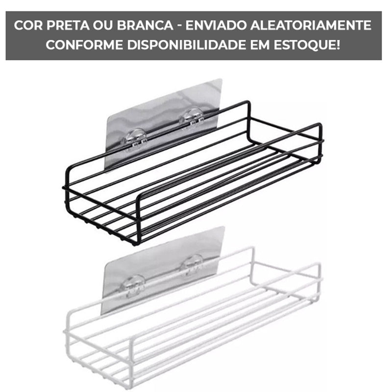 Prateleira Para Banheiro E Cozinha Sem Furos